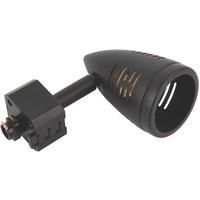 Saxby 71886 Bullett Matt Black IP20 Indoor GU10 Track Head Spotlight