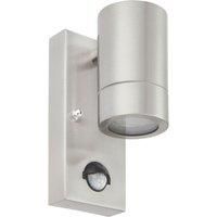 SAXBY ATLANTIS Outdoor PIR Motion sensor Wall Light Marine Grade Steel IP65 GU10