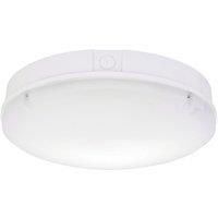 Saxby 77897 ForcaUltra CCT LED Tri Wattage Bulkhead, white, IP65, max 15w
