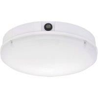 Saxby 77899 Forca Gloss White IK08 IP65 Photocell Outdoor 3000K/4200K/6500K CCT LED Bulkhead