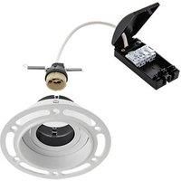 Saxby Trimless Tilt Downlight White (719HT)