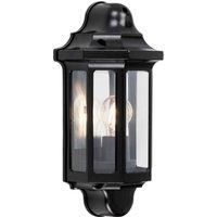 Outdoor LED Wall Light E27 Half Lantern Garden Light IP44 Security Wall Lamp