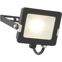 Saxby Salde Matt Black Outdoor Garden Porch Cool White LED Wall Floodlight IP65
