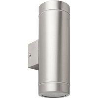 Saxby Palin XL Outdoor Wall Light Brushed Stainless Steel (644VX)