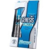 Harrows Unisex's Genesis Tungsten Darts, Silver, 25 g