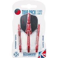 Harrows Darts Twin Park Supergrip Shafts And Next Generation Concept Flights