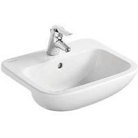 Armitage Shanks Profile 21 Semi Countertop Basin Overflow 500mm 1 Tap Hole