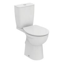 Ideal Standard Tirso+ Closed Coupled Raised Height Toilet and Soft Close Seat E218201 in White