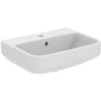 Ideal Standard i. life S Compact Basin 50cm 1 Tap Hole in White Ceramic