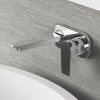 Ideal Standard Tesi Wall Mounted Single Lever Basin Mixer & Built-In Kit Chrome (941KU)