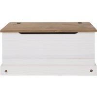 Premium Corona Whitewashed Solid Pine Bedroom Furniture & Natural Pine Tops