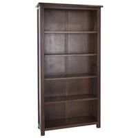 Core Products Tall Bookcase, Rich Dark Brown