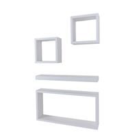 Core Products, Hudson 4-Piece Wall Shelf Set - Matt White