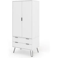 Core Products Augusta 2 Door 2 Drawer Wardrobe White