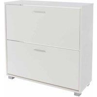 Lido 2 Door Shoe Cabinet White