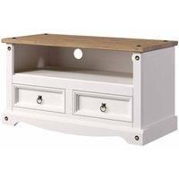 Corona White Flat Screen TV Unit