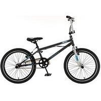 Zombie Infest BMX Bicycle Kids 20" Wheel Single Speed Stunt Black/Blue/Silver