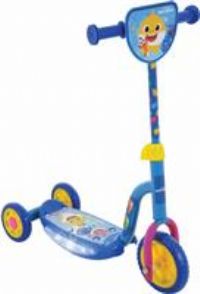 Baby Shark Kids Tri-scooter Ride On 3 Wheel Outdoor Children Music Lights