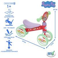 Peppa Pig M004697 Bobble Ride On, Multi, 37cm x 17cm x 47cm