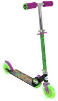 MoVe Turtles Folding Inline Scooter with Light Up Wheels