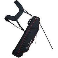 Ben Sayers LTE 6" Pencil Golf Stand Bag | Lightweight Golf Clubs Carry Bag with Dual Shoulder Strap and Lumbar Padding | (Black/Red)