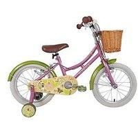Els wick Hope Kids Bike 16" Wheel Girls Starter Bicycle Outdoor Pink/Green
