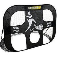 Kickmaster Quick Up Goal & Target Shot - Light Fold-able Pop Up Football Goal