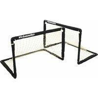 Kickmaster Unisex/'s One Folding Goal Set-Black, Standard