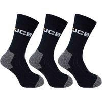 JCB Pack of 3 Mens Everyday Work Socks Size 6-11  Brand new
