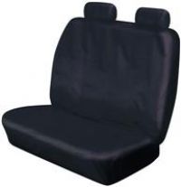 Cosmos Heavy Duty Double Front Seat Covers Black
