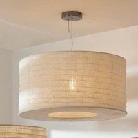 Pacific Patpong 50Cm White Jute Easy Fit Pendant, White
