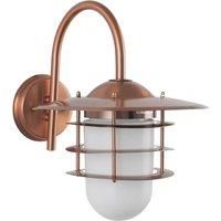 Pacific Lifestyle Metal and Opaque Glass Wall Light  Copper