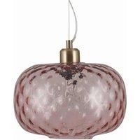 Rose Textured Glass Pendant Light  Pacific