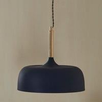 Pacific Lifestyle Anke 1 Light Pendant Ceiling Fitting Indigo Indigo (Blue)