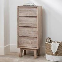 Pacific Kalmar 4 Drawer Chest, Natural Acacia