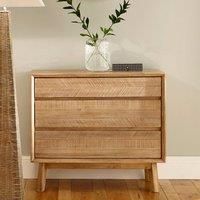 Sand Wash Acacia Wood Sideboard with 3 Drawers