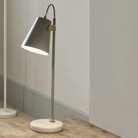 Grey And Satin Nickel Task Table Lamp