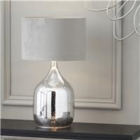 Mercurial Glass Dual Light Table Lamp