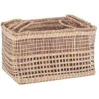 Mercury Seagrass 3 Piece Basket Set 27.0 H x 47.0 W x 34.0 D cm