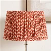 Pacific Vienna Red Mushroom Pleat Lampshade - 30cm
