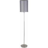 Pacific Midland Brushed Nickel And Grey Marble Effect Floor Lamp