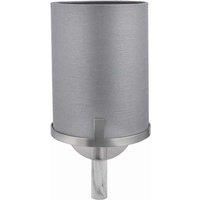 Pacific Midland Brushed Nickel And Grey Marble Effect Wall Light, Grey