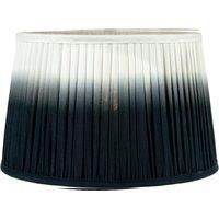 Black Ombre Pleated Tapered Lamp Shade for Table Lamps