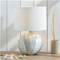 Pacific Lifestyle Viejo Grey Stone Effect Ceramic Table Lamp