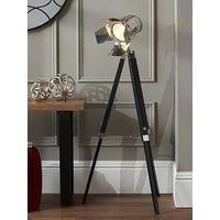 Pacific Lifestyle Stand Up Tall Lamps for Living Room | Floor Lamp for Bedroom | 1950/'s Studio Film Director Industrial Floor Lamp | Standing Lamp Tripod Lamps Floor | Hollywood Steampunk Large Lamp
