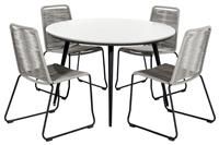 Pacific Lifestyle Pang 4 Seater Dining Set Mink