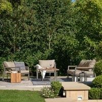Pacific Lifestyle Stockholm 5 - Person Seating Group with Cushions Beige 5