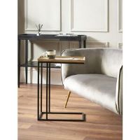 Pacific Lifestyle Franklin Frame End Table Gold 65cm H X 50cm W X 30cm D