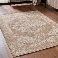 Pacific Lifestyle Natural/White Vintage Rectangular Rug