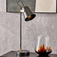 Ruma Black & Brushed Brass Task Table Lamp